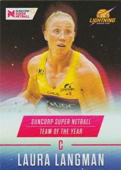 2018 Tap 'N' Play Suncorp Super Netball - Team of the Year #SSNA-04 Laura Langman Front